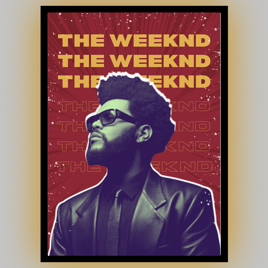 The Weeknd Dawn FM Poster – rsdesignstudio